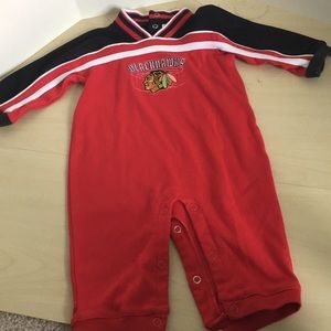 12mo Blackhawks hockey one piece